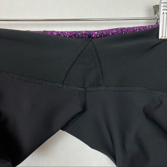 Lululemon Pace Rival Running Crop 22” Leggings Tender Violet Purple Black 4 - Picture 12 of 16